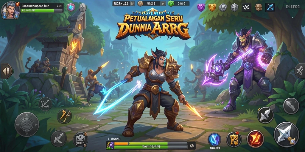 Tampilan gameplay seru BOSKU33 dengan aksi ARPG yang mendebarkan.