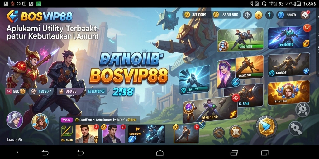 Tampilan antarmuka utama BOSVIP88 yang user-friendly.