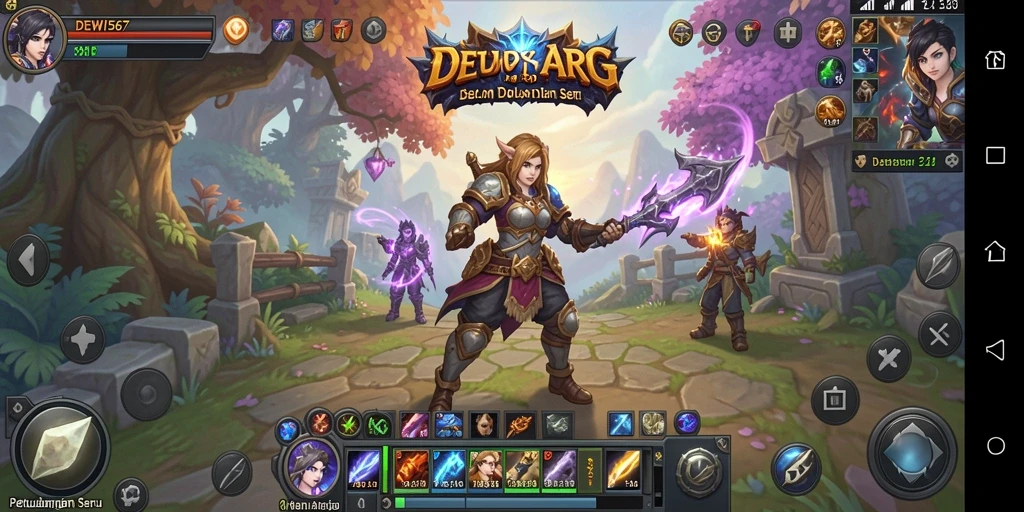 Tangkapan layar DEWI567 menampilkan pertempuran epik dalam dunia ARPG yang menakjubkan.