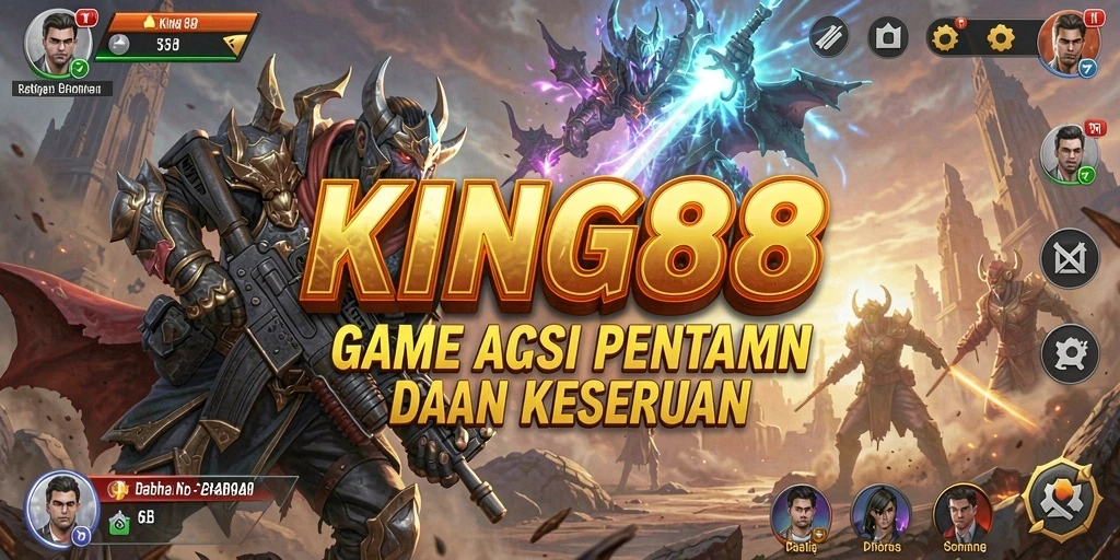 Tampilan gameplay <strong>KING88</strong> yang seru dan mendebarkan.
