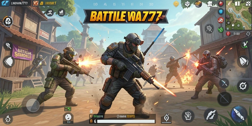 Tampilan penuh aksi dari gameplay LNOVA777 yang seru.