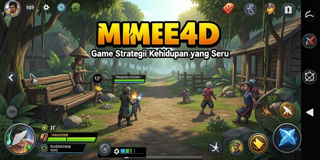 Screenshot gameplay MEME4D dengan strategi SLG yang menarik.