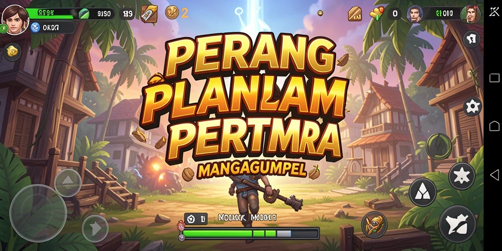 Gameplay intens OKJKT dengan aksi tembak-menembak yang seru.