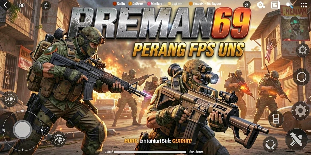 Gameplay intens dan menantang dari PREMAN69 selama pertempuran FPS.