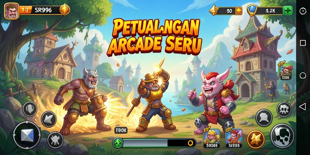 Tampilan gameplay SR996 yang dinamis dan penuh aksi.
