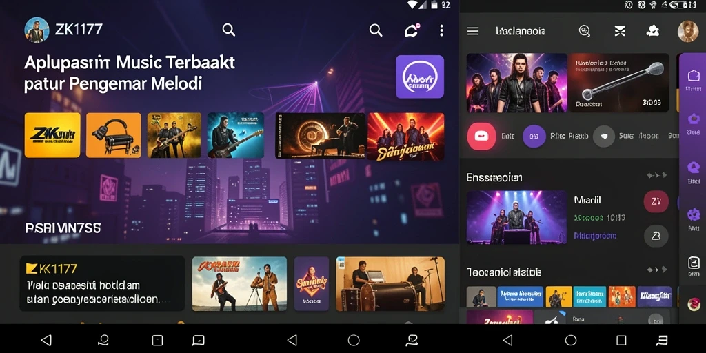 Tampilan seru gameplay ZK1177 dengan musik interaktif.